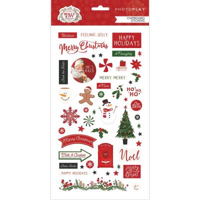 PhotoPlay Holly & Ivy - Chipboard Stickers